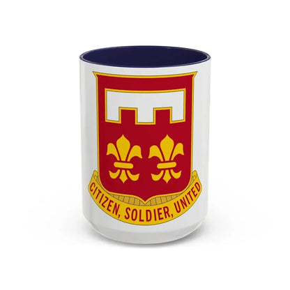 367 Engineer Battalion (U.S. Army) Accent Coffee Mug 15oz Navy - Go Mug Yourself