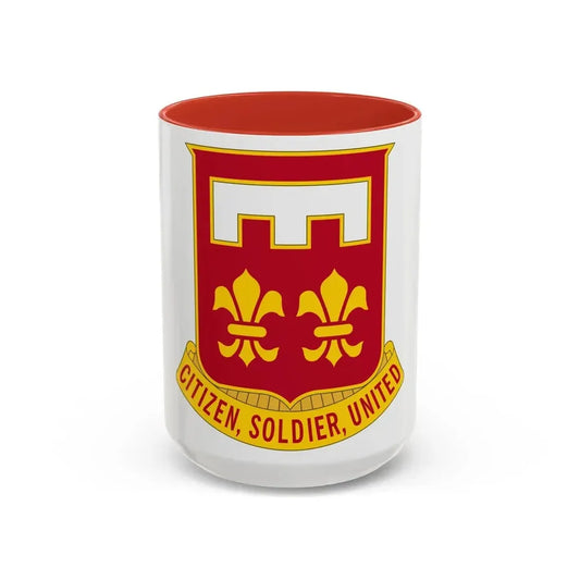 367 Engineer Battalion (U.S. Army) Accent Coffee Mug 15oz Red - Go Mug Yourself