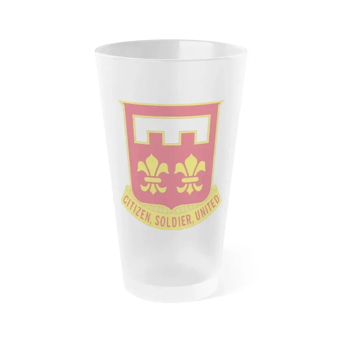 367 Engineer Battalion (U.S. Army) Frosted Pint Glass 16oz Default Title - Go Mug Yourself