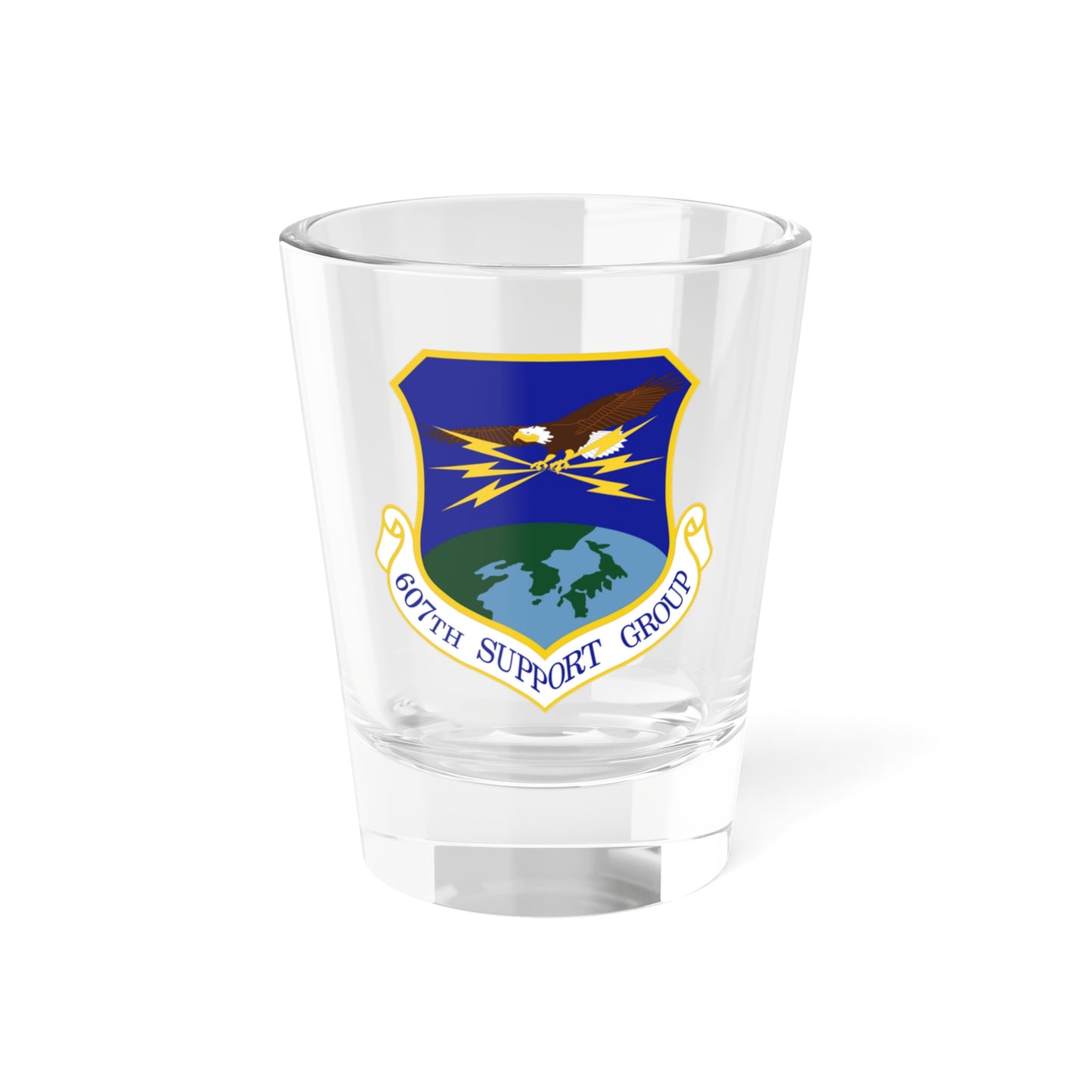 Verre à liqueur du 607e groupe de soutien (US Air Force) 1,5 oz