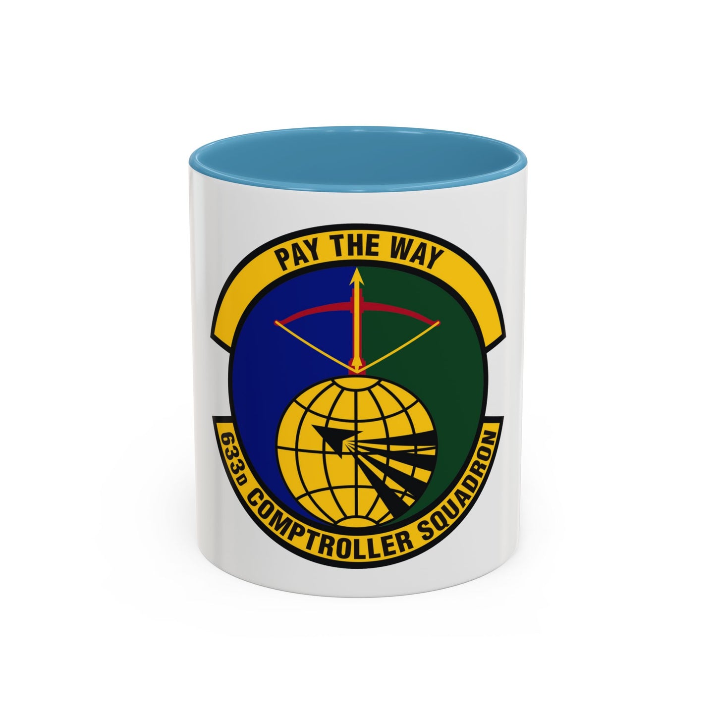 633d Comptroller Squadron (U.S. Air Force) Accent Coffee Mug