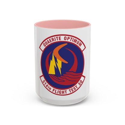 514th Flight Test Squadron (U.S. Air Force) Accent Coffee Mug