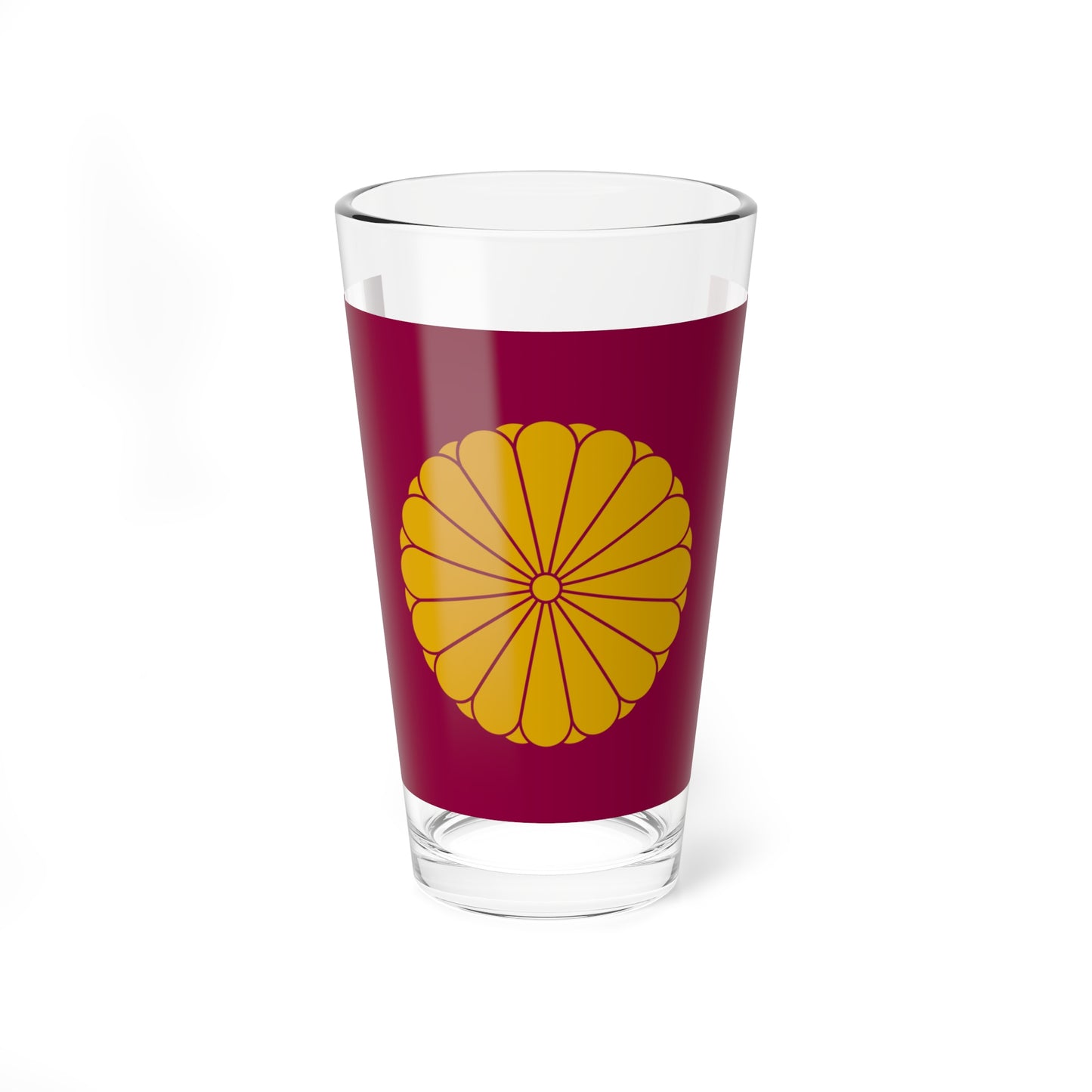 Flag of the Japanese Emperor Emeritus (Japan) Pint Glass 16oz
