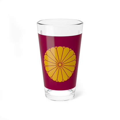 Flag of the Japanese Emperor Emeritus (Japan) Pint Glass 16oz