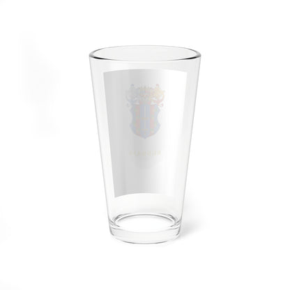 Flag of Kunbaja vertical (Hungary) Pint Glass 16oz