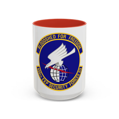 455th Expeditionary Security Forces Squadron (U.S. Air Force) Accent Coffee Mug