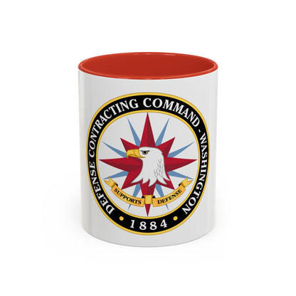 Defense Contracting Command Washington (U.S. Army) Accent Coffee Mug