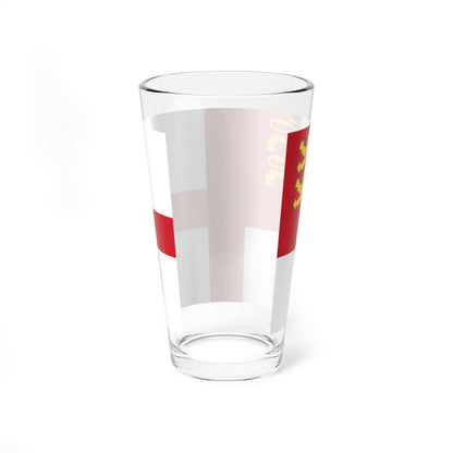 Flag of Brecqhou 2024 (United Kingdom) Pint Glass 16oz