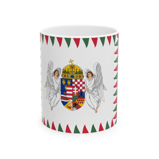 Infantry Colour of the Royal Hungarian Defence Forces 1939-1945 (Hungary) White Coffee Mug