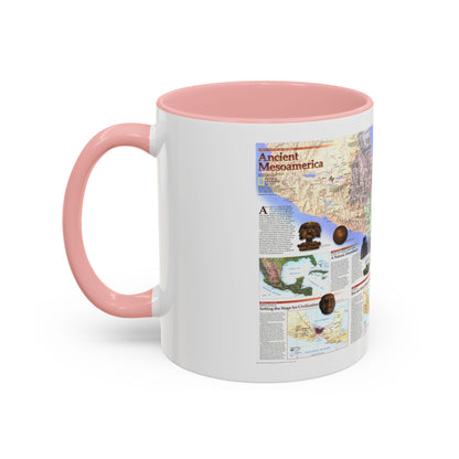 North America - Ancient Mesoamerica (1997) (Map) Accent Coffee Mug