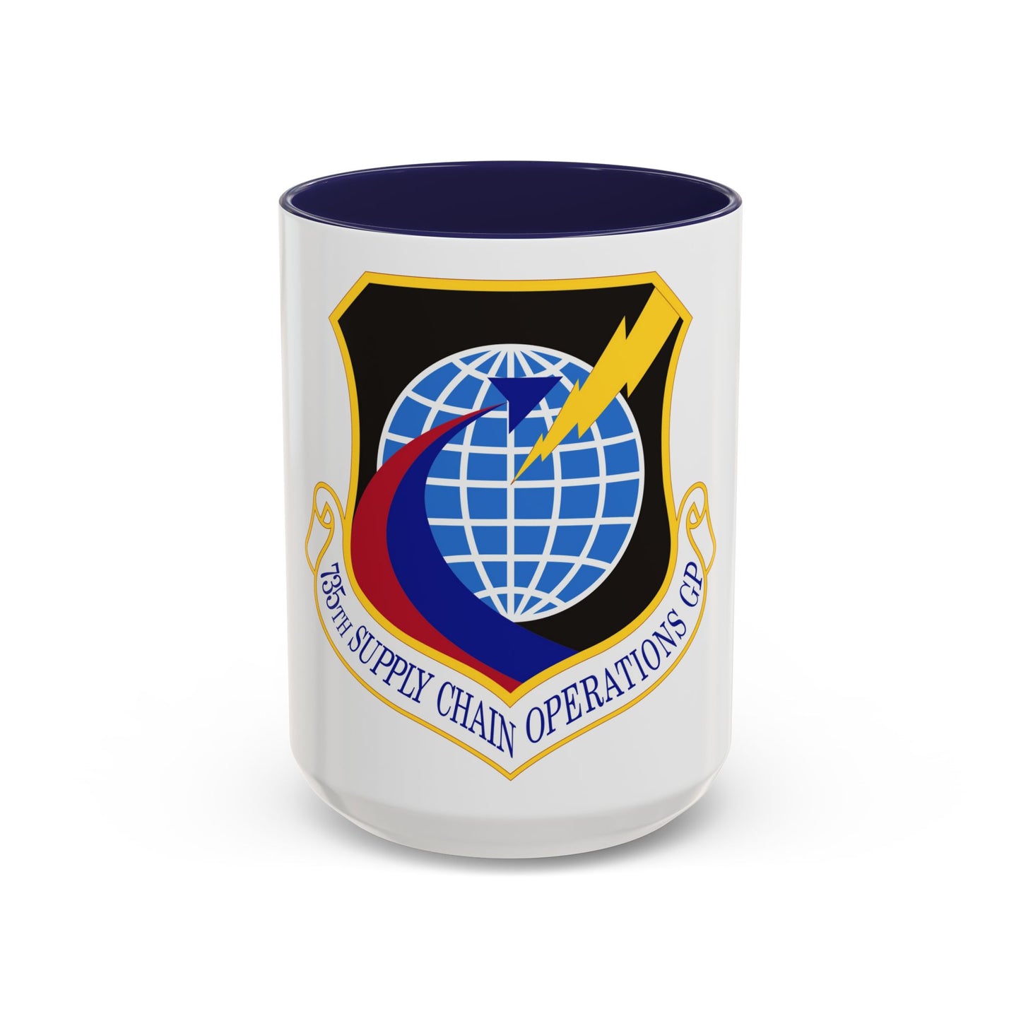 735th Supply Chain Operations Group (U.S. Air Force) Accent Coffee Mug