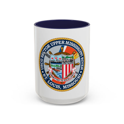 USCG Sector Upper Mississippi River (U.S. Coast Guard) Accent Coffee Mug