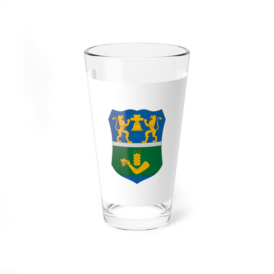 Flag of Oroshaza (Hungary) Pint Glass 16oz