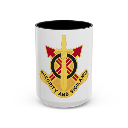 107th Artillery Group (U.S. Army) Accent Coffee Mug