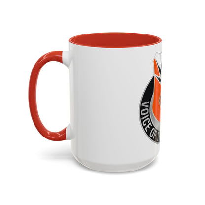 136 Signal Battalion (U.S. Army) Accent Coffee Mug
