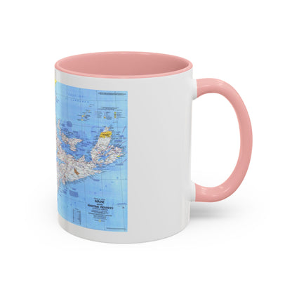 Canada - Maine, with the Maritime Provinces 1 (1975) (Map) Accent Coffee Mug