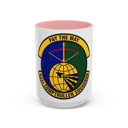 633d Comptroller Squadron (U.S. Air Force) Accent Coffee Mug