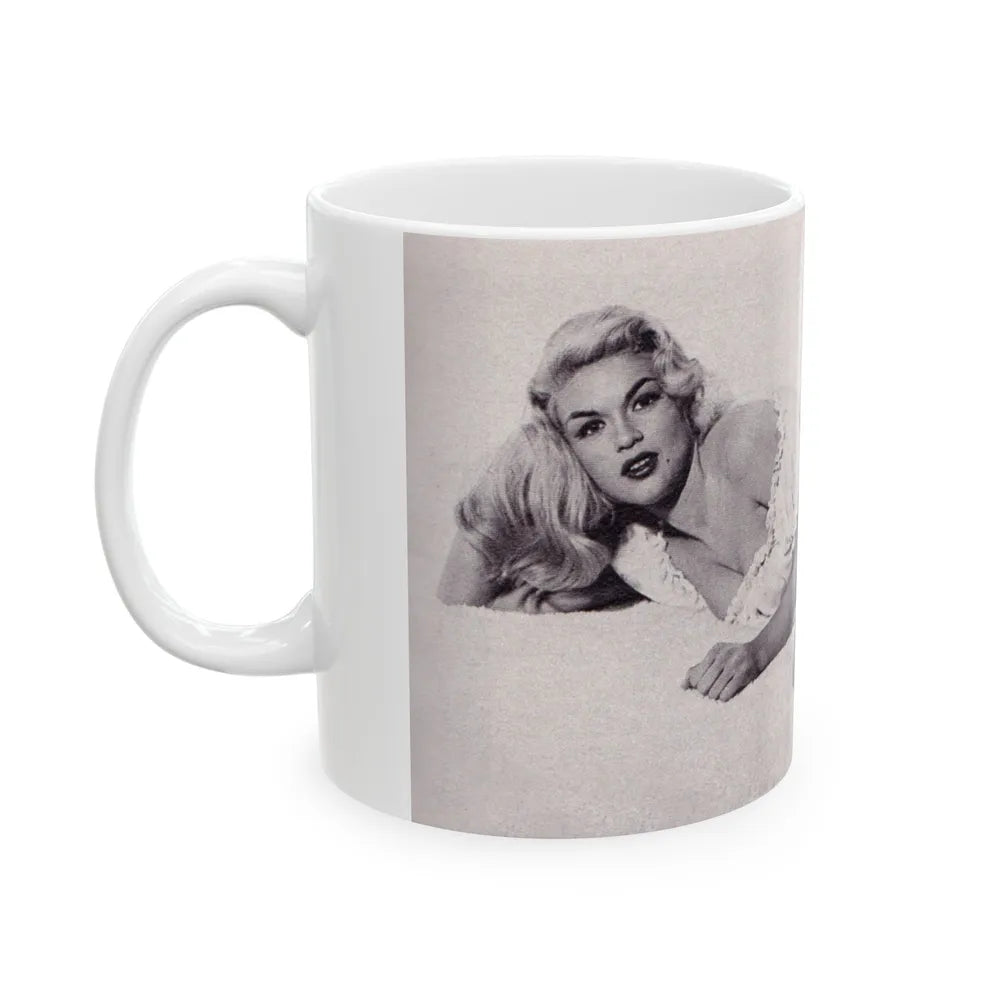 Jayne Mansfield #224 (Vintage Female Icon) White Coffee Mug-Go Mug Yourself