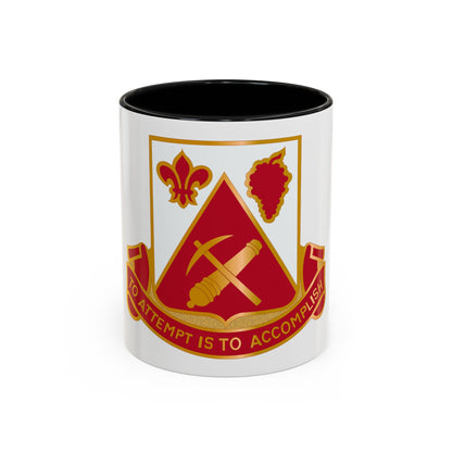 231 Engineer Combat Battalion (U.S. Army) Accent Coffee Mug