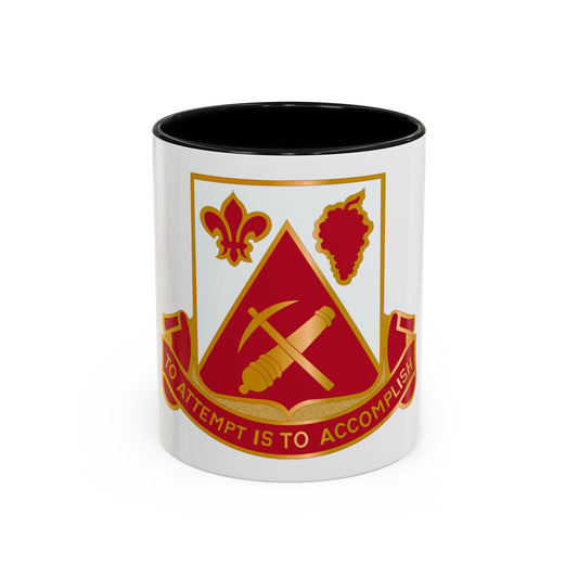 231 Engineer Combat Battalion (U.S. Army) Accent Coffee Mug