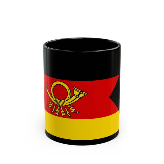 Flag of President of Deutsche Bundespost Germany - Black Coffee Mug-11oz-Go Mug Yourself