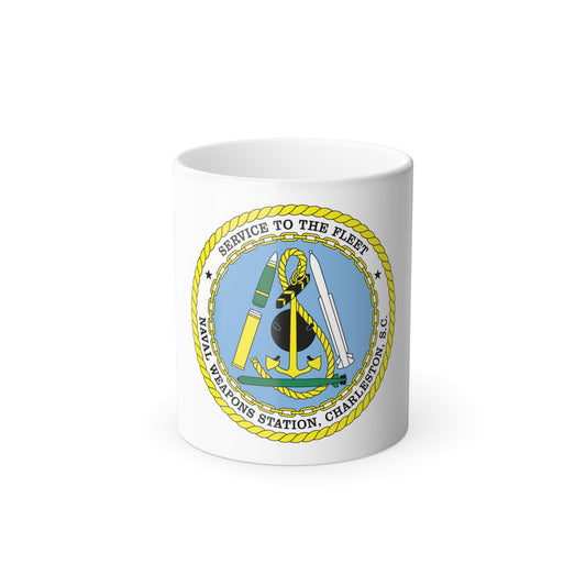 Naval Weapon Station Charleston SC (U.S. Navy) Color Changing Mug 11oz