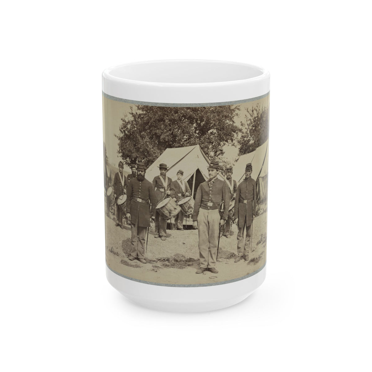 Drum Corps From Unidentified Regiment (U.S. Civil War) White Coffee Mug