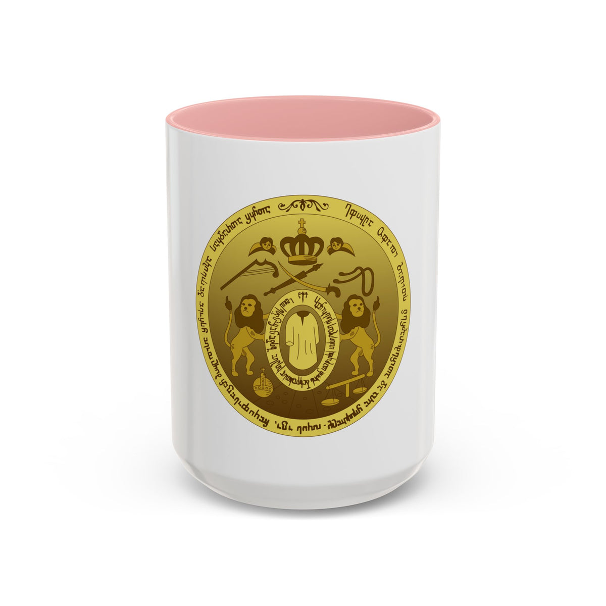 Coat of arms of Kingdom of Kartli-Kakheti - Accent Coffee Mug
