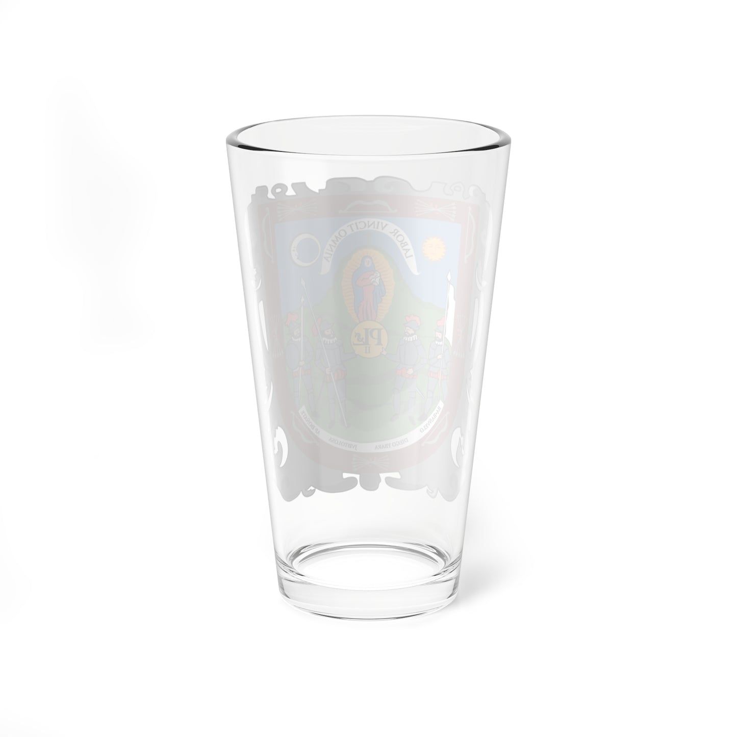 Coat of arms of Zacatecas (Costa Rica) (Coat of Arms) Pint Glass 16oz