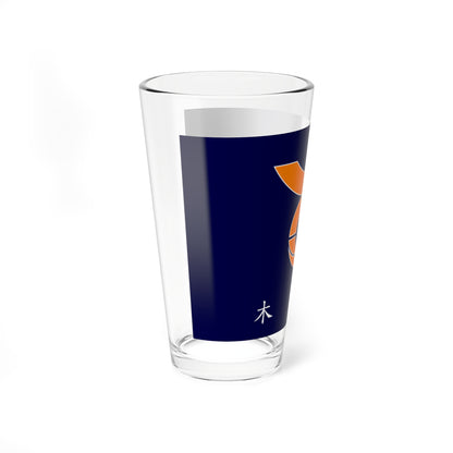 Flag of Kiso Nagano village (Japan) Pint Glass 16oz