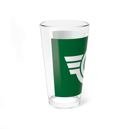 Flag of Hasama Miyagi 1961-2005 (Japan) Pint Glass 16oz