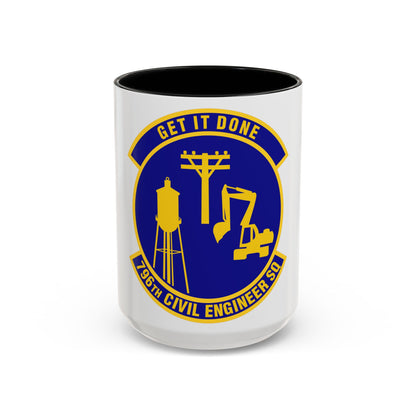 796th Civil Engineer Squadron (U.S. Air Force) Accent Coffee Mug