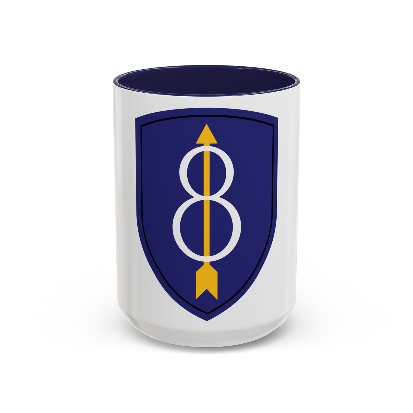 8th Infantry Division patch (U.S. Army) Accent Coffee Mug