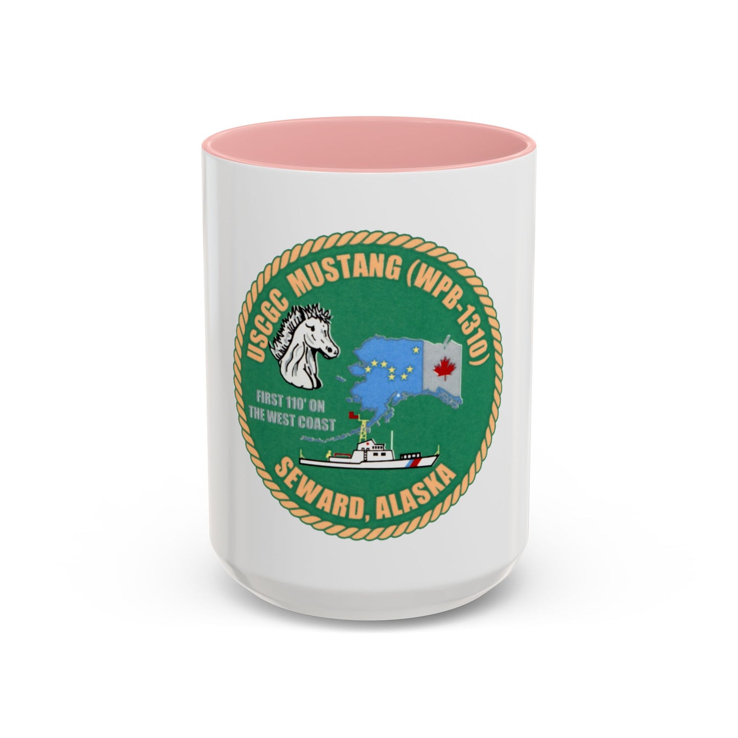 USCGC Mustang WPB 1310 v2 (U.S. Coast Guard) Accent Coffee Mug