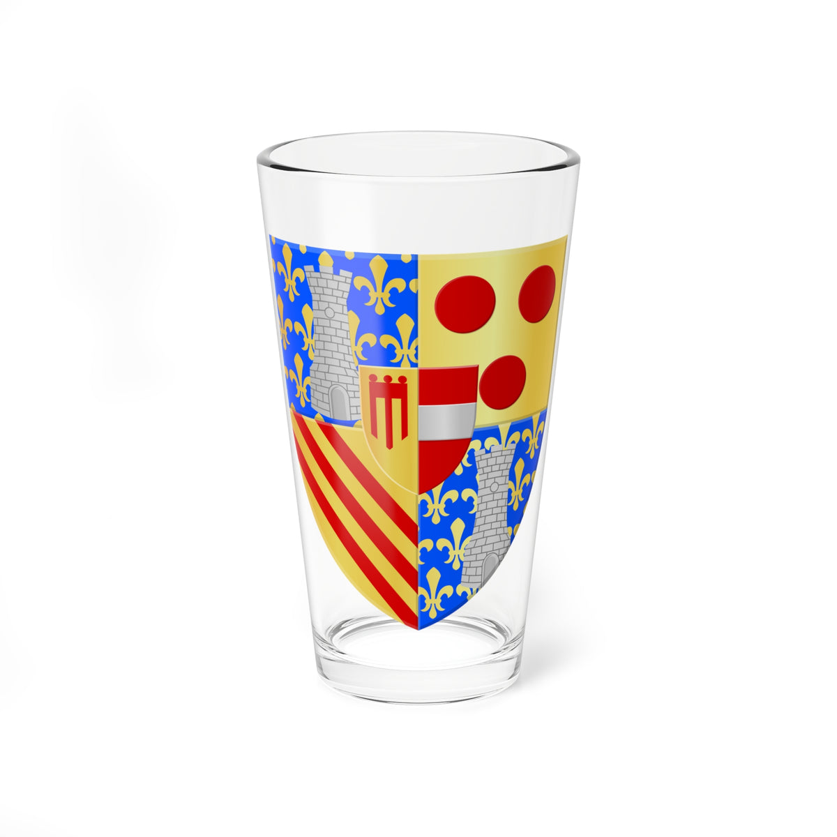Paliseul wapen (Belgium) (Coat of Arms) Pint Glass 16oz