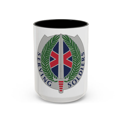 10 Personnel Command (U.S. Army) Accent Coffee Mug