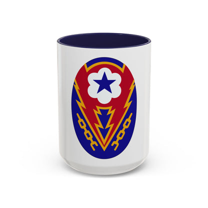 Communications Zone Personnel Europe (U.S. Army) Accent Coffee Mug