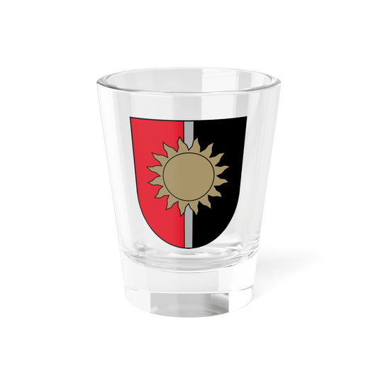 Jēkabpils rajona ģerbonis (Latvia) (Coat of Arms) Shot Glass 1.5oz