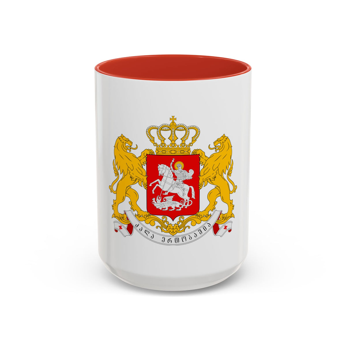 Greater coat of arms of Georgia - Accent Coffee Mug