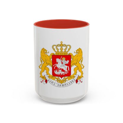 Greater coat of arms of Georgia - Accent Coffee Mug