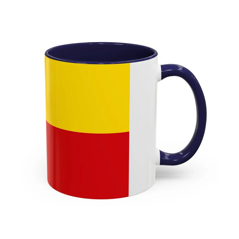 Flag of Goslar Germany - Accent Coffee Mug-Go Mug Yourself