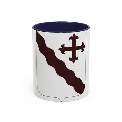 369 Medical Battalion 2 (U.S. Army) Accent Coffee Mug 11oz Navy - Go Mug Yourself