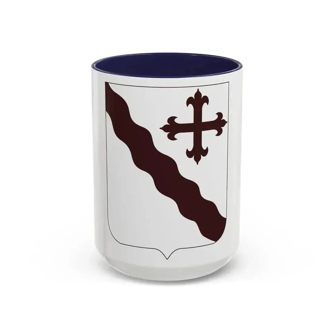 369 Medical Battalion 2 (U.S. Army) Accent Coffee Mug 15oz Navy - Go Mug Yourself