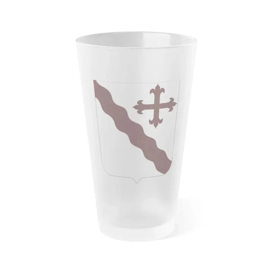 369 Medical Battalion 2 (U.S. Army) Frosted Pint Glass 16oz Default Title - Go Mug Yourself