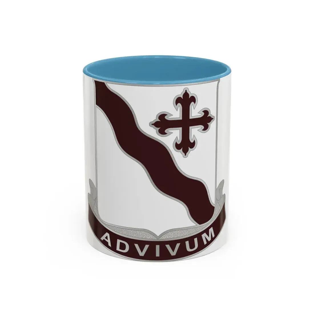 369 Medical Battalion (U.S. Army) Accent Coffee Mug 11oz Light Blue - Go Mug Yourself