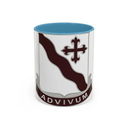 369 Medical Battalion (U.S. Army) Accent Coffee Mug 11oz Light Blue - Go Mug Yourself