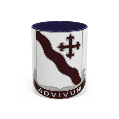 369 Medical Battalion (U.S. Army) Accent Coffee Mug 11oz Navy - Go Mug Yourself