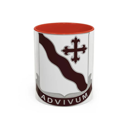 369 Medical Battalion (U.S. Army) Accent Coffee Mug 11oz Red - Go Mug Yourself