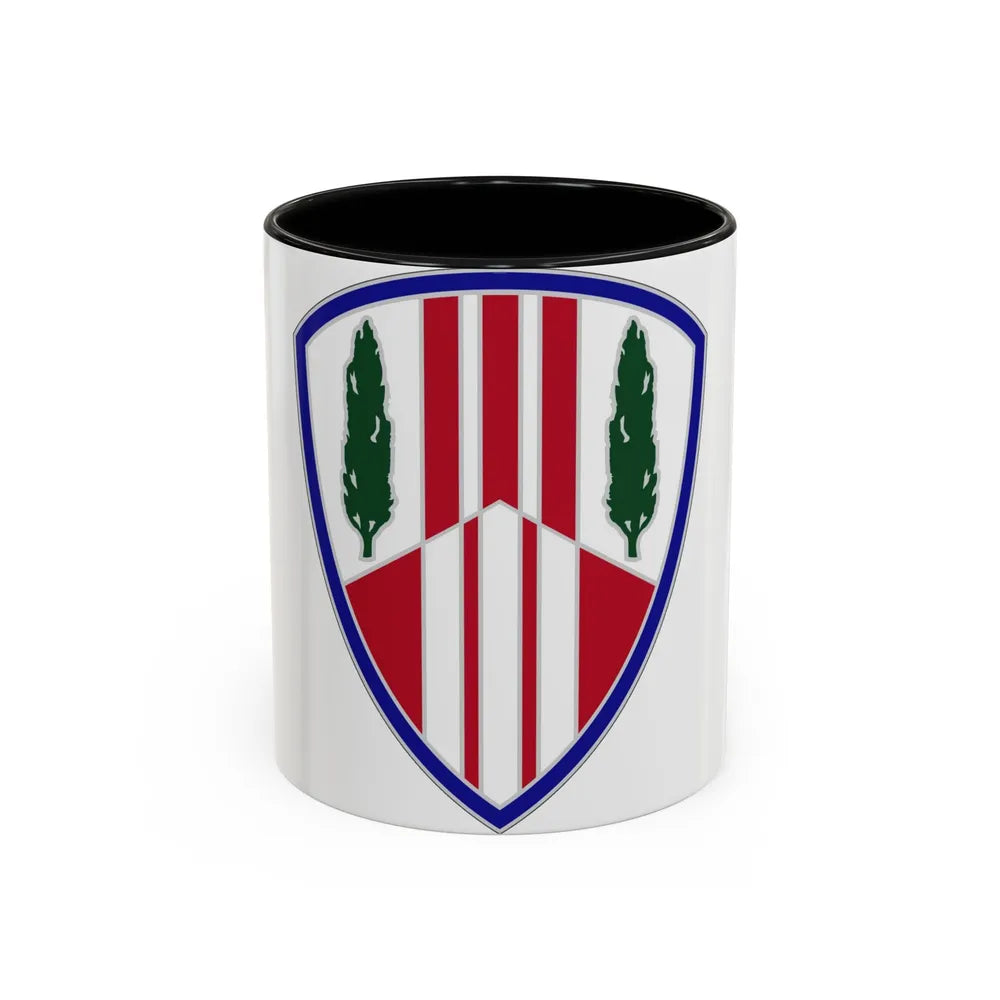 369 Sustainment Brigade (U.S. Army) Accent Coffee Mug-11oz-Black-Go Mug Yourself