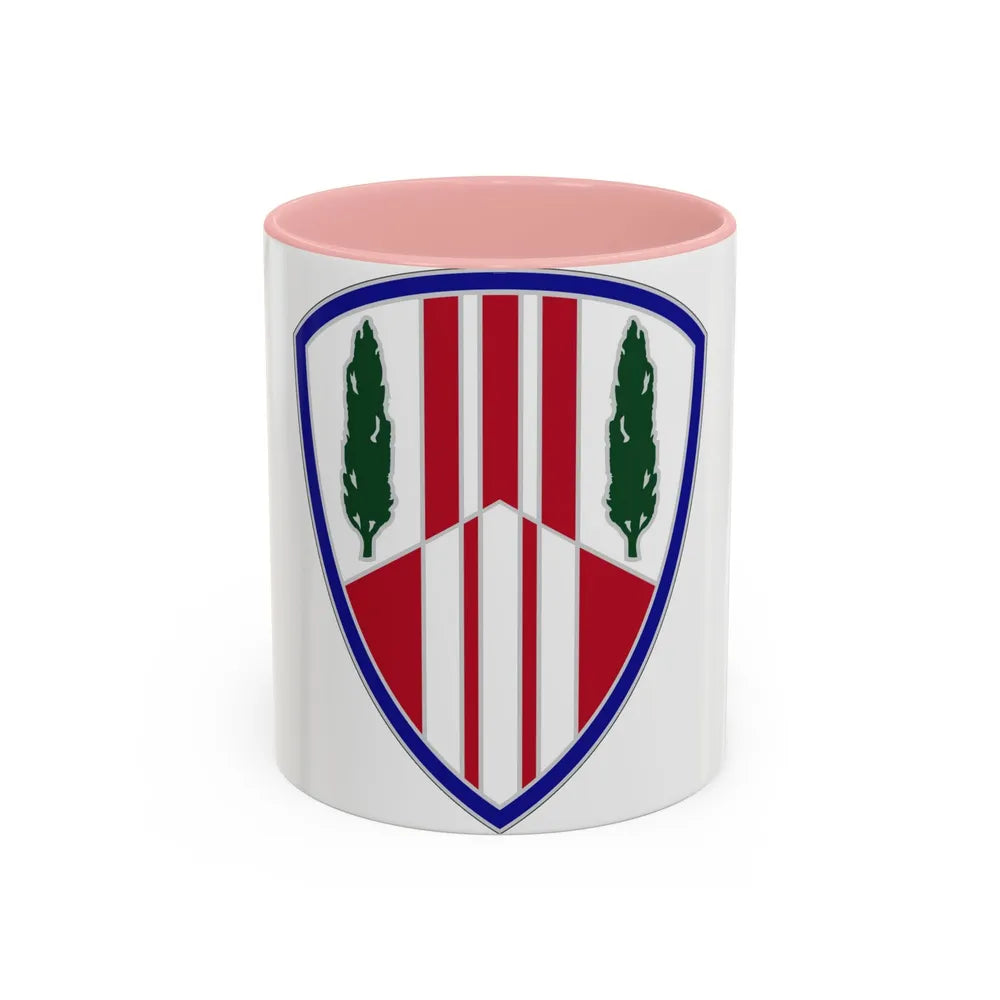 369 Sustainment Brigade (U.S. Army) Accent Coffee Mug-11oz-Pink-Go Mug Yourself